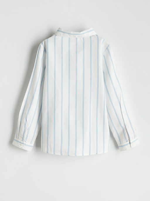 Uzun Kollu ?izgili Erkek ?ocuk G?mlek