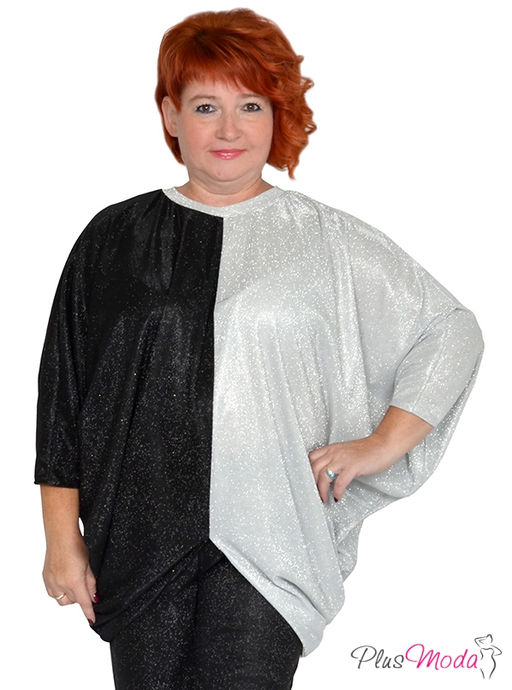 Туника Модель №1377 размеры 44-84 - Plusmoda фото 3