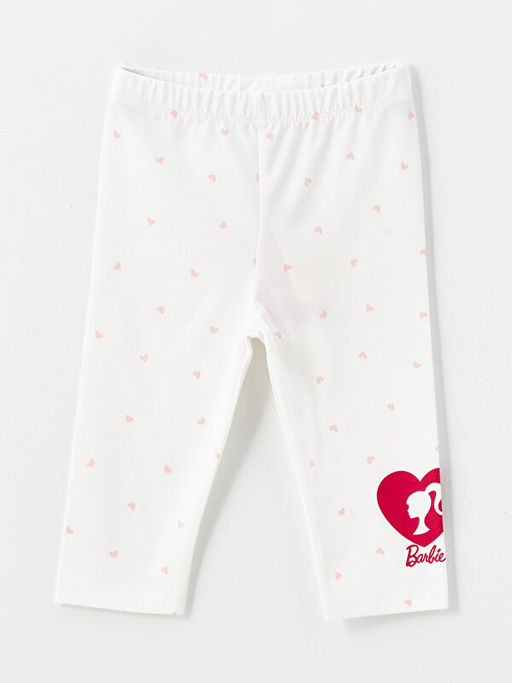 Beli Lastikli Barbie Bask?l? K?z Bebek Tayt - Waikiki фото 3