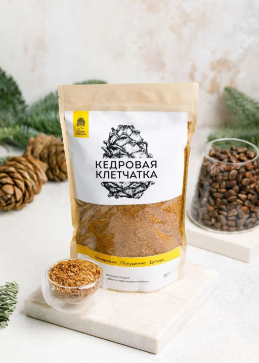 Кедровая клетчатка Cedar Immuno, 90 г - Сибирский кедр фото 10