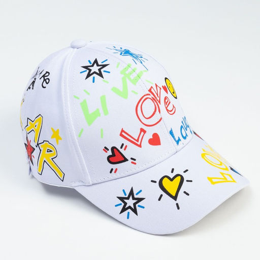 Кепка мужская MINAKU Love, белый, размер 58