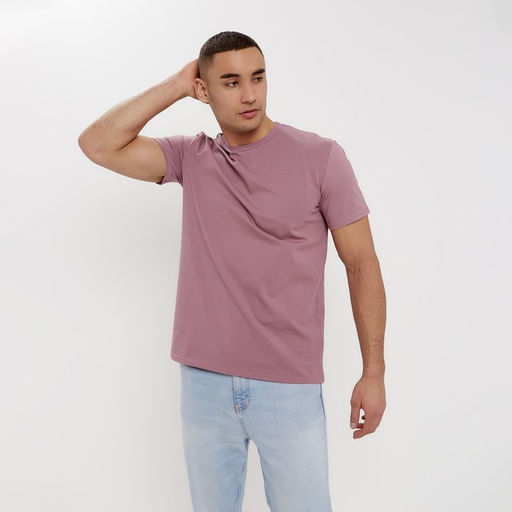 Футболка мужская MINAKU REGULAR FIT: цвет пурпурный, р-р 48