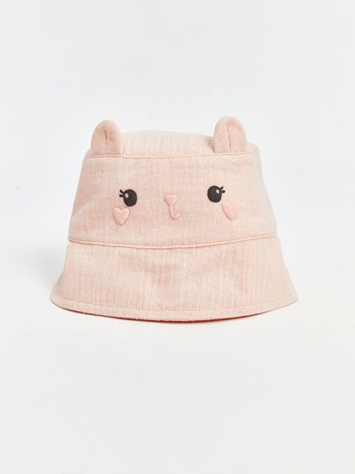 Hayvan Fig?rl? K?z Bebek Bucket ?apka
