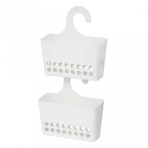 Контейнер навесной пластмассовый 24х9,5х26см, универсальный, с крючком, белый (Россия) - Домашняя мода фото 6