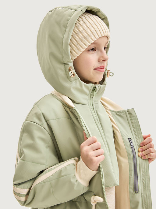 Куртка 4м5225 латте - Nikastyle фото 14