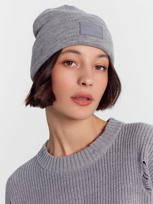 Шапка женская серая - Mark formelle фото 4