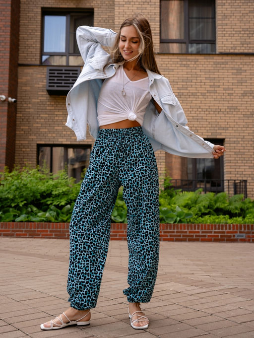 брюки джоггеры из хлопка - Binita фото 3