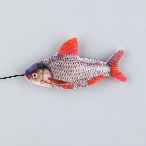 Дразнилка с игрушкой Краснопёрка, 6,5см - Пушистое счастье фото 3