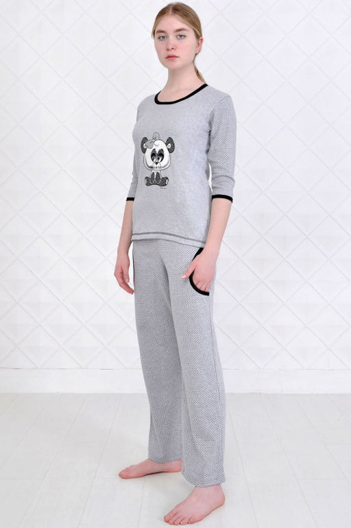 Арт. 4291 Пижама с брюками 48-52 - 5+3 фото 2