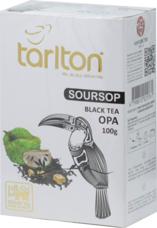 TARLTON. Soursop Black tea 100 гр. карт.пачка ШРИ-ЛАНКА