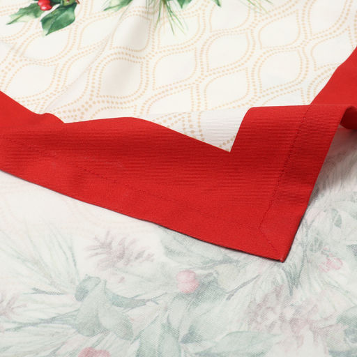Скатерть новогодняя Этель Christmas wreath, 150?180 см +/-3 см с ВГМО, 100% хлопок, саржа 190 г/м?