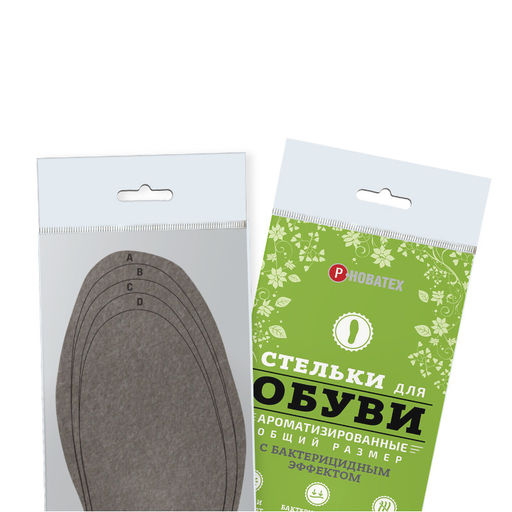 Стельки ароматизированные с бактерицид.эффектом (р-р 36-45)