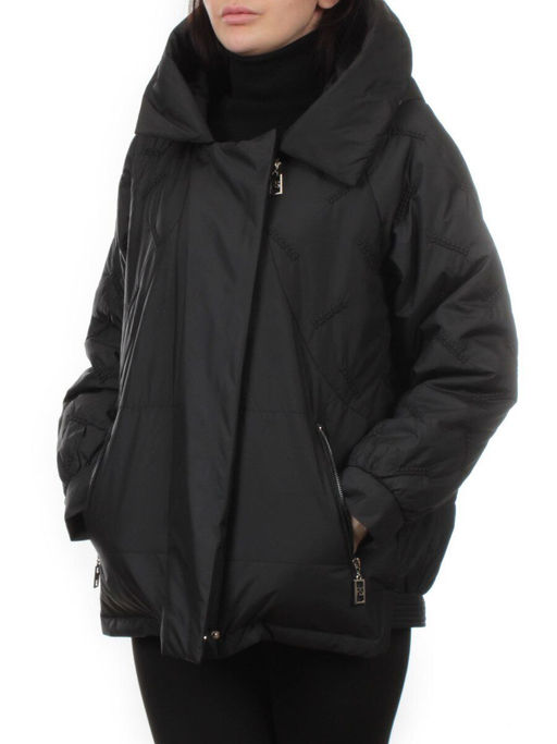 903 BLACK Куртка демисезонная женская (100 гр. синтепон) - Fashion фото 5