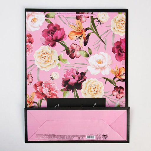 Пакет ламинированный With great love, L 28 х 38 х 9 см - Доступные радости фото 4