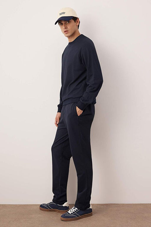 Lacivert Regular Fit Pijama Tak_m_ TMNAW22PT0510 - Trendyolmilla фото 2