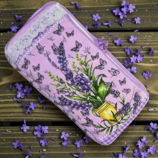 Кухонное полотенце - салфетка из микрофибры, размером 25х50 см, Лаванда - Zebo фото 2