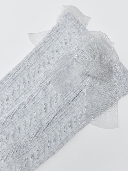 Kendinden Desenli K?z ?ocuk Diz Alt? ?orap - Waikiki фото 3