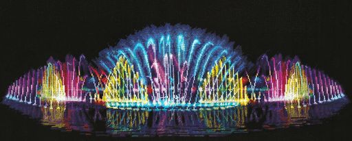 Набор для вышивания Сделай своими руками П-62 Поющий фонтан 59 х 19 см