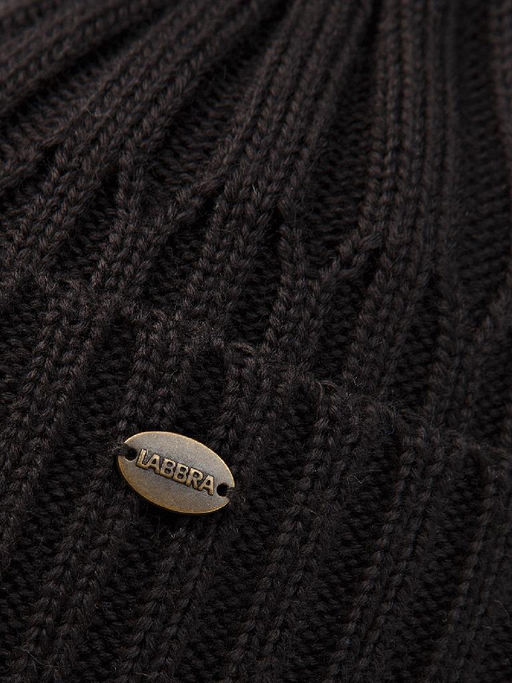 Шапка жен. шерсть+акр LB-BR55043 black - Labbra фото 3