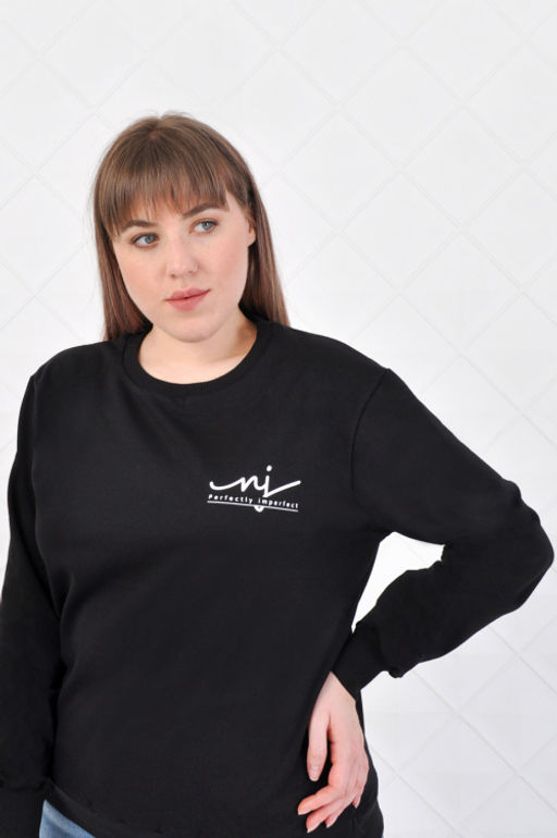 Арт. 13102 Толстовка женская 50-58 (5 шт) Цвет:черный - Калинка фото 5