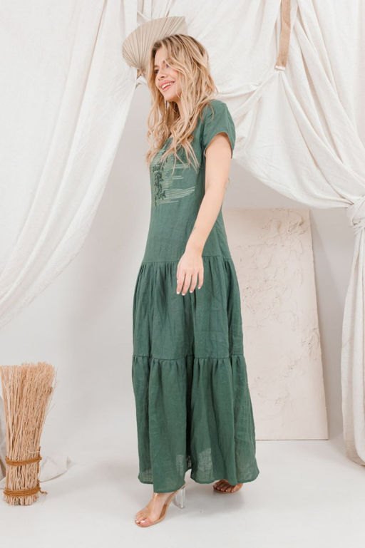 Платье AMORI 9668 изумруд  фото 3