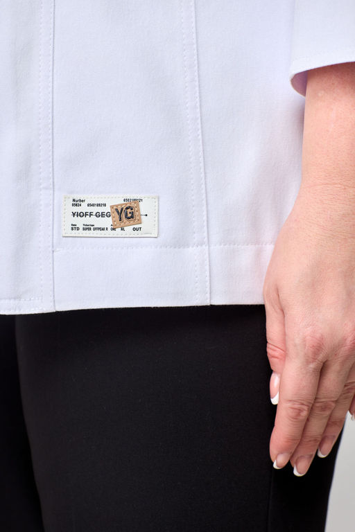 Жакет БелЭльСтиль 203 белый джинс фото 5