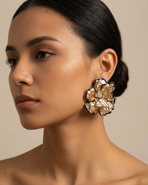 Комплект: колье-обруч и серьги