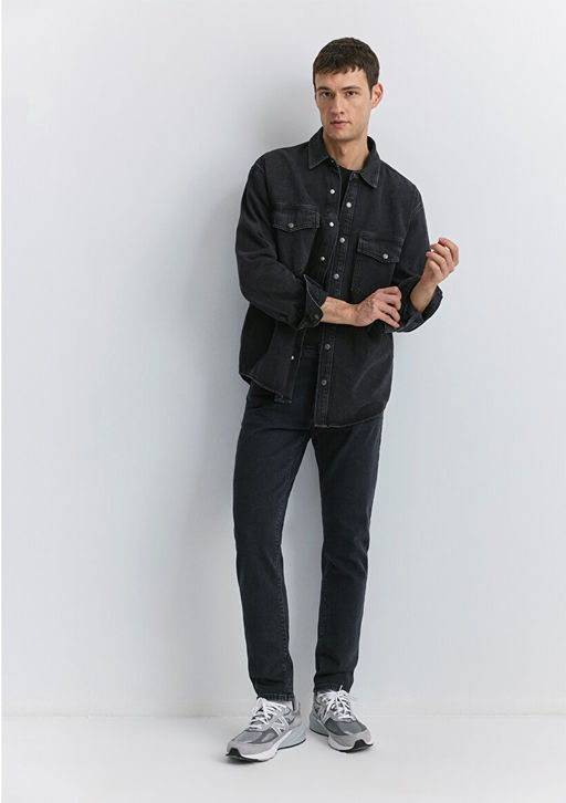 Milan Mavi Black Antrasit Jean Pantolon  фото 2