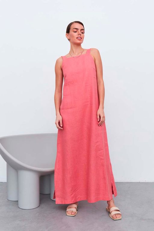 Сарафан длинный D010 1_ROSE/Розовый