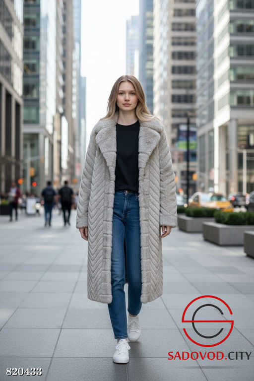 Шуба женская из искусственного меха - Bruno фото 2