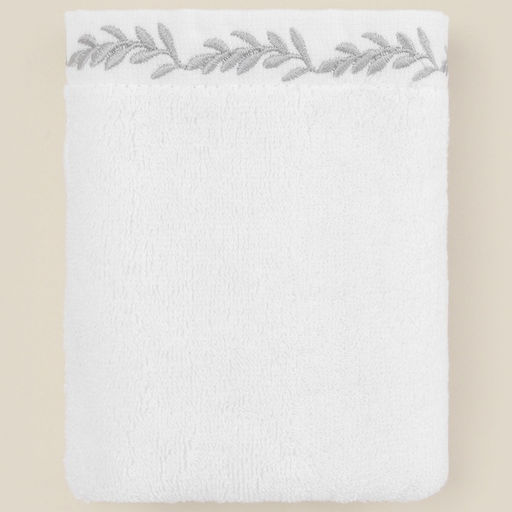 Полотенце махровое SL HOME: Floral «Блан де Блан» 50×90 см, хлопок 100%, белое