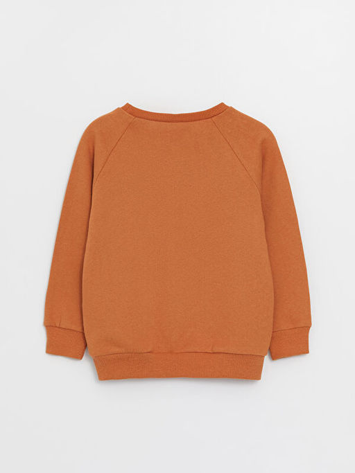 Bisiklet Yaka Uzun Kollu Bask?l? Erkek Bebek Sweatshirt - Waikiki фото 2