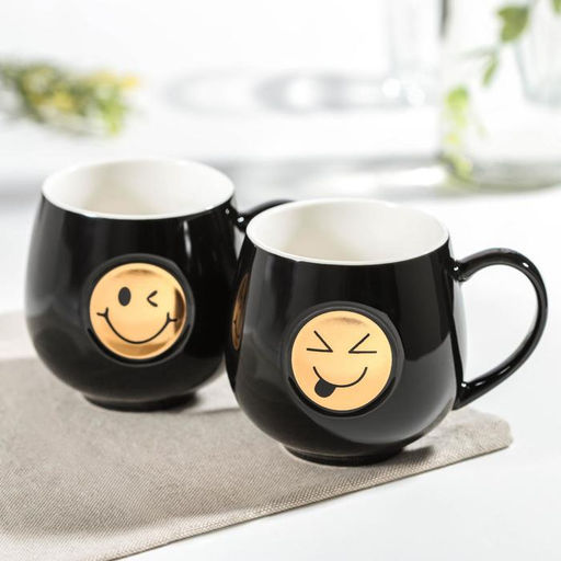 Кружка керамическая «Смайл», 280 мл, цвет МИКС
