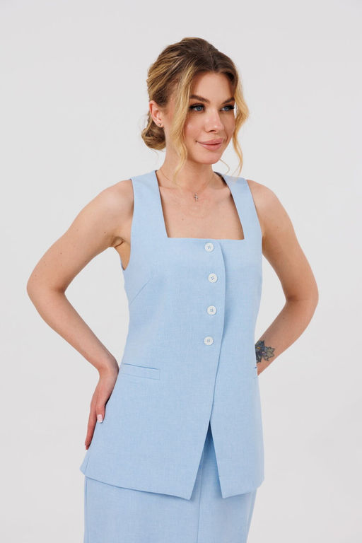 Костюм AmberA 2124 голубой  фото 6