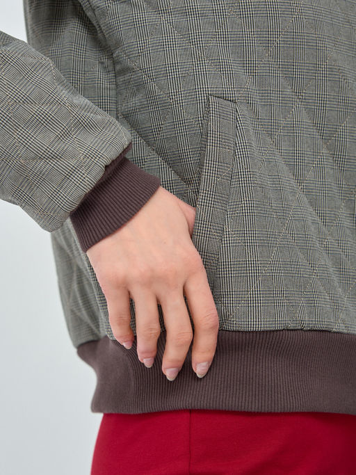 Бомбер стеганый на резинке OD-652-1 - Tantino фото 10