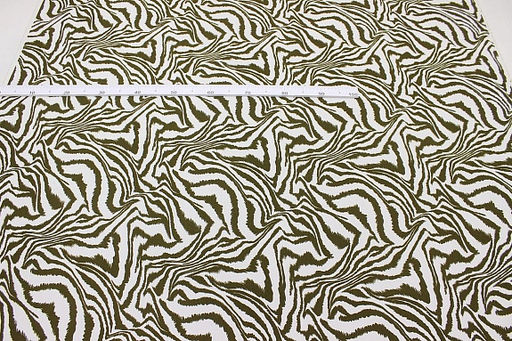 Штапель Сафари цв.т.зеленый хаки, ш.1.44м, вискоза-100%, 90гр/м.кв - Купава фото 5