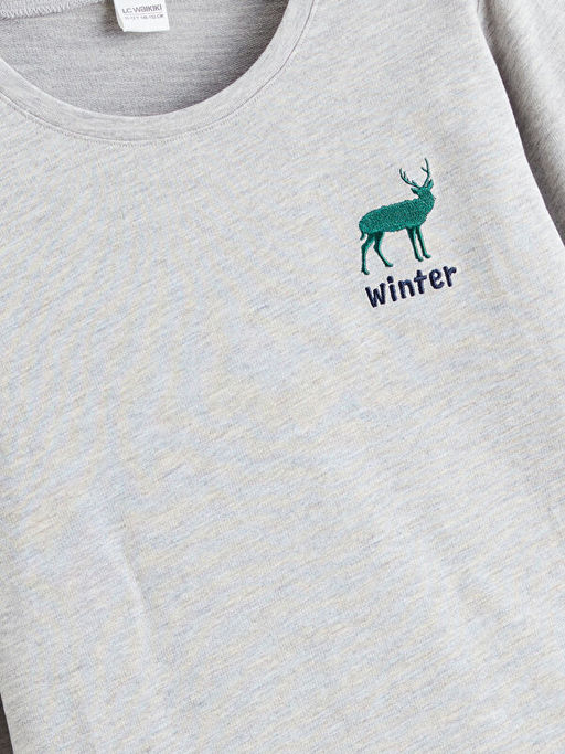 Bisiklet Yaka Erkek ?ocuk Pijama Tak?m?