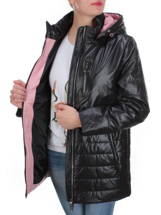 8250 BLACK Куртка демисезонная женская BAOFANI (100 гр. синтепон) - Фабричный китай фото 9