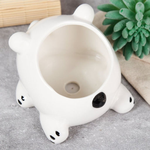 Кашпо 11,5х13,5х8 см Спящий мишка / WN37 /уп 48/ цветное - Галеонтрейд фото 9