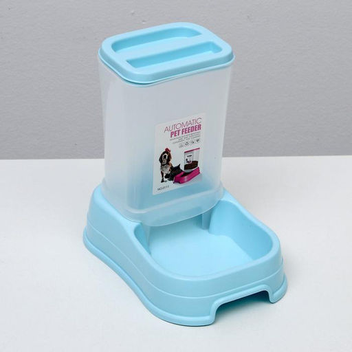 Автокормушка 1,5 л, 23,5 х 16 х 24 см, голубая - Пижон фото 2