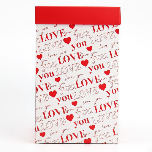 Коробка подарочная складная с 3D эффектом, упаковка, «Love you», 18×14×23 см