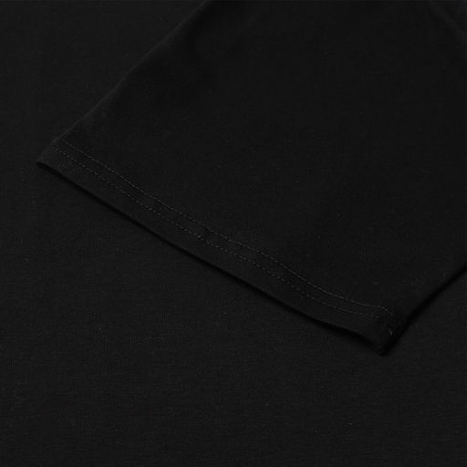 Футболка с кулиской женская MINAKU REGULAR FIT, чёрная, размер 50