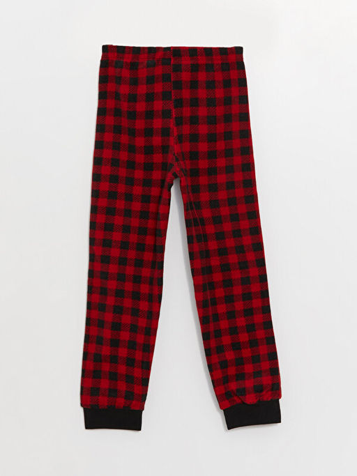 Beli Lastikli Ekose Polar Erkek ?ocuk Pijama Alt - Waikiki фото 3