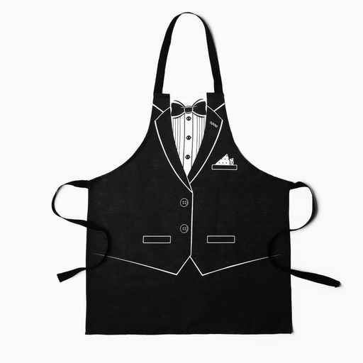 Фартук Доляна Джентльмен, 60?70 см, хлопок 100 %, рогожка