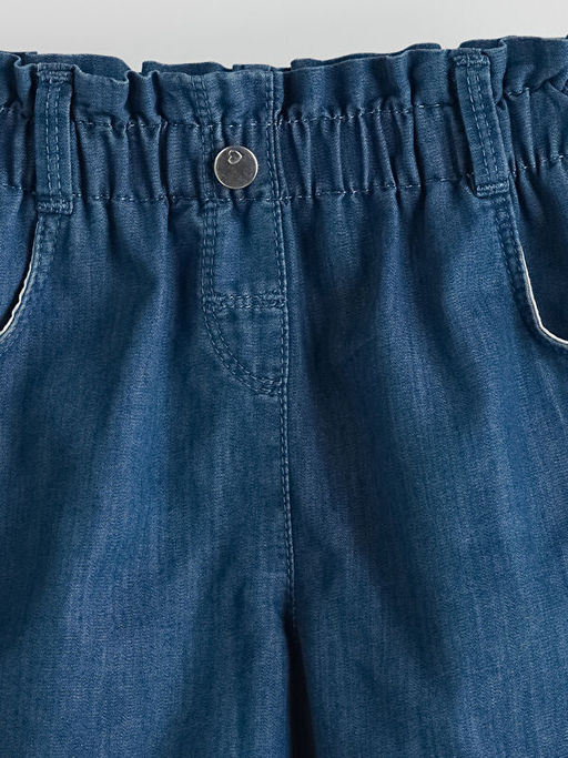 Beli Lastikli K?z ?ocuk Jean ?ort