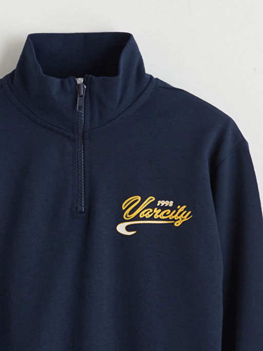 Dik Yaka Erkek ?ocuk Sweatshirt