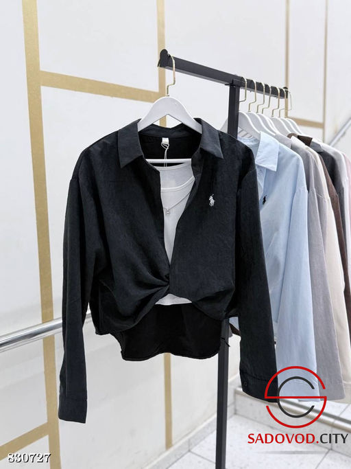 Рубашка женская с топом