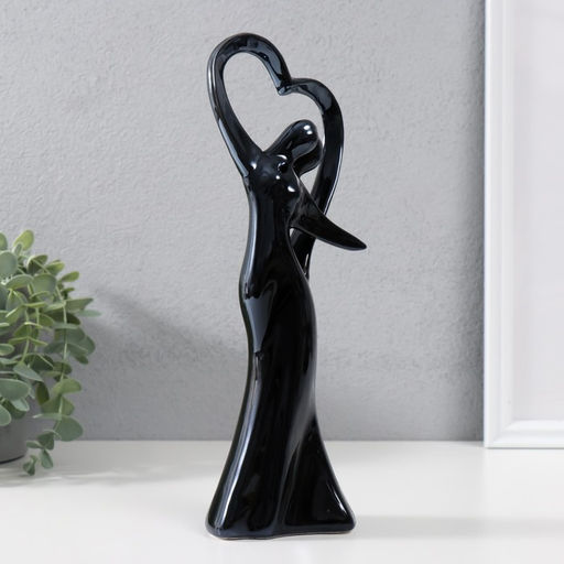 Фигурка керамика Единая любовь, чёрный, 28?11?8 см