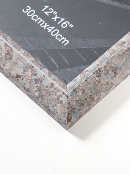 Фоторамка пластик 30х40 см "Марокканская мозаика" оттенки коричневого 46х36х2 см