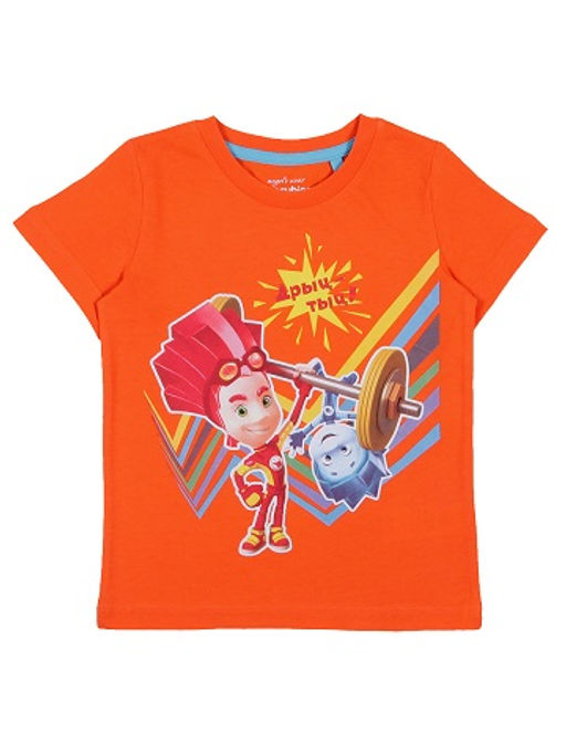 CRB wear/CAK 62141 Футболка для мальчика, оранжевый/Ex.Cherubino  фото 2